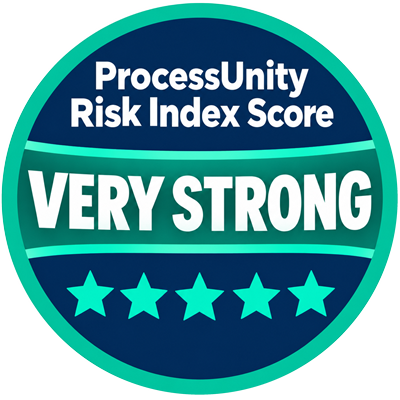 Rated Very Strong on the ProcessUnity Risk Index